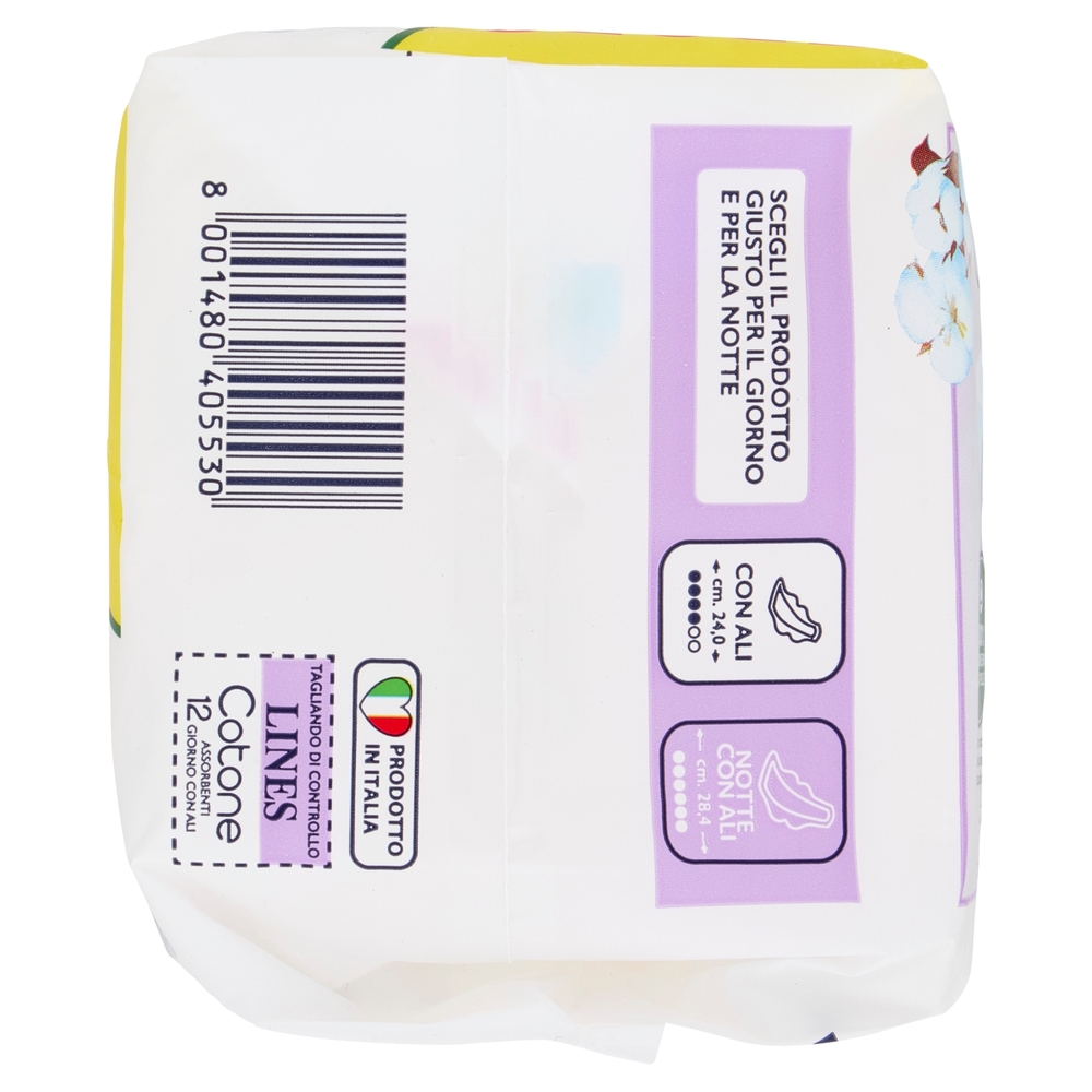 Lines Cotone by Lines Natura Giorno con Ali 10 + 2 pz